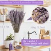 Dried Lavender Flowers Bundles, Natural Dry Lavender Flowers 220-240 Stems