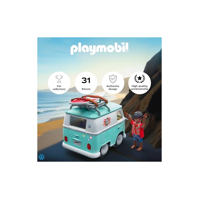 Playmobil Icon Cars: VW T1 Camping Van