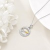 POPLYKE Mothers Day Gifts Mom Necklace from Daughter Son Sterling