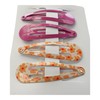 MIBELLA Trend 28650 Hair Clips Set of 8 Click-Clack Clips,