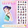 Kpop Demon Hunters 127 Calcomanias Stickers Pvc Contra Agua