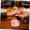 FOMIYES Romantic Rose Soap Flower Petals Basket Valentine's Day for