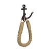 ROXLLGJC Nautical Rope Toilet Paper Holder Coastal Towel Holder with