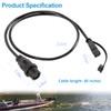 1852086 MKR-MDI-2 MDI Transducer Adapter Cable Replacement for Humminbird Helix