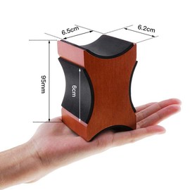 LOYELEY Guitar Neck Rest, Guitar Pillow, Neck Support, Wooden Pillow, 2 Usable Heights, For Stringed Instrument Maker Tools, String Replacement, Easy Maintenance