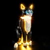 YEABRICKS - Luz LED para 21349 Ideas Esmoquin Cat Building