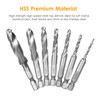 7Pcs Combination Drill and Tap Set Metric Thread HSS M3-M12