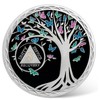 8 Month Sobriety Coin - Recovery Butterfly Tree of Life