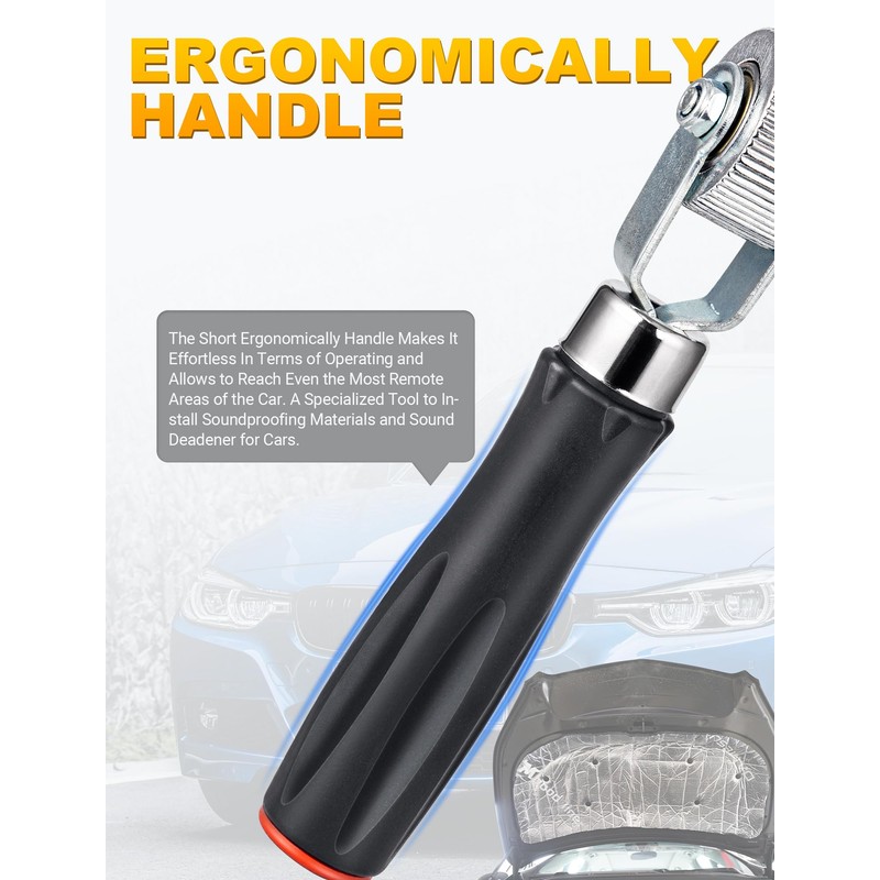 LUMITECO Car Audio Sound Deadening Roller Seam Roller, Heat Abatement