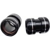 For Yamaha 2 Pack Black Exhaust Pipe Clamps Clamp for