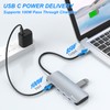 USB C Hub 8-in-1, 10Gbps USB Hub with 4K HDMI,100W
