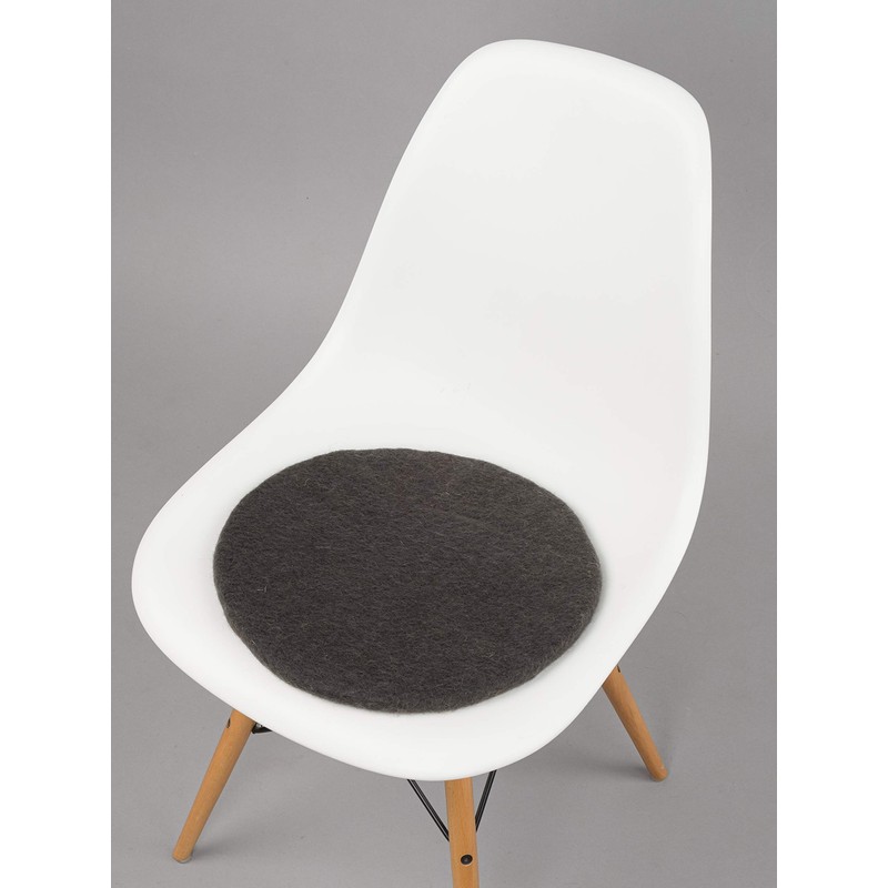 myfelt Kuno Flat Felt Seat Cushion, Round Diameter 36 cm,