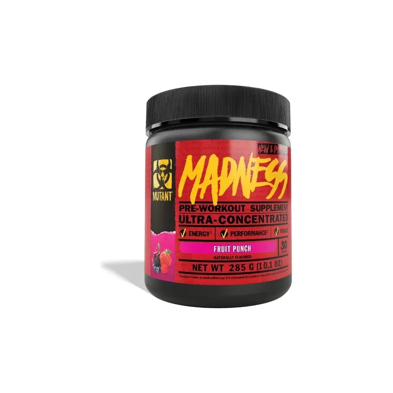 Suplemento En Polvo Mutant Madness Sabor Blue Raspberry De 225g