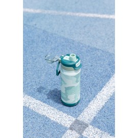 ZULU Powerfill Pro 18oz Kids Stainless Steel Water Bottle with Quick Fill Lid, Triple Wall Vacuum Insulated, Leak Proof Locking Lid, Sip & Chug, Reusable, BPA Free, Dishwasher Safe, Green Camo