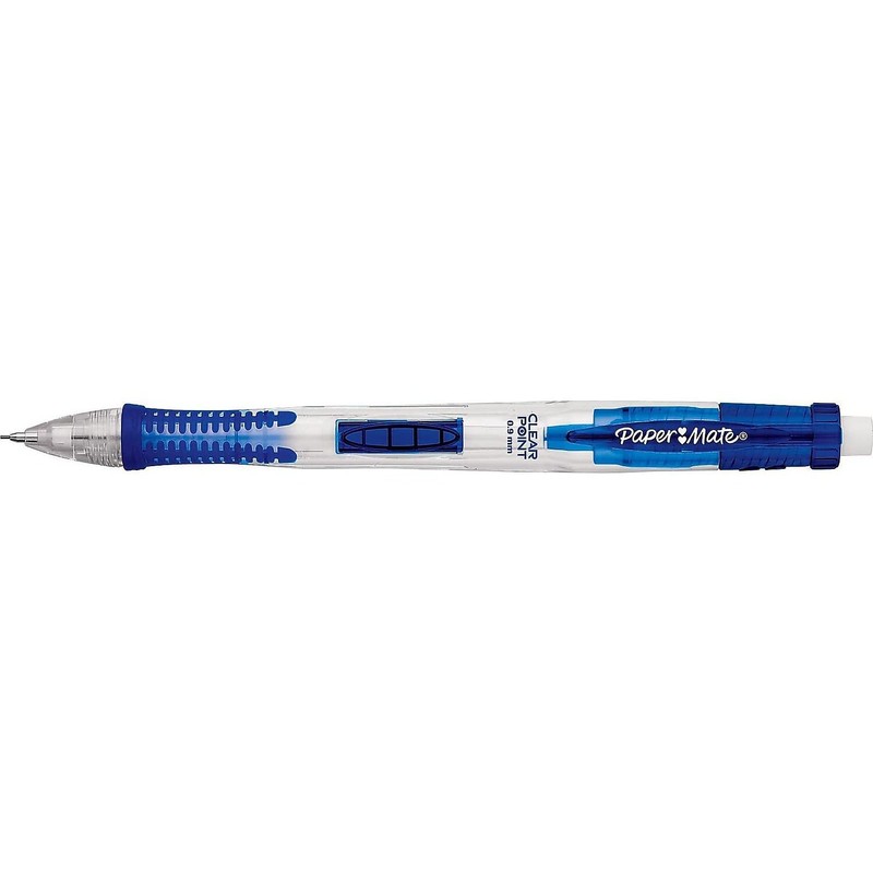 Paper Mate 1759214 Clear Point Mechanical Pencil Starter Set, 0.9