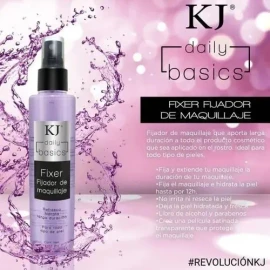 Fixer Fijador De Maquillaje De Kj Larga Duración 120ml Momento de aplicación Día/Noche Tipo de piel cualquiera
