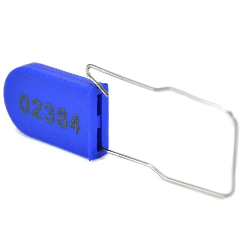 Plastic Wire Padlocks Numbered Security Seal Plastic Padlock Electric Meter