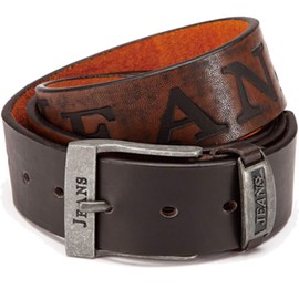 BEZLIT Men's Jeans Belt Print Jeans, brown