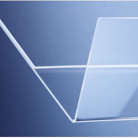 SY110 Sign Holder, slanted, for A4, single-sided presentation, acrylic, clear, 3 pcs.