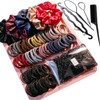 1209PCS Ligas para Cabello,Ligas Elásticas para Niñas y Mujeres, Set