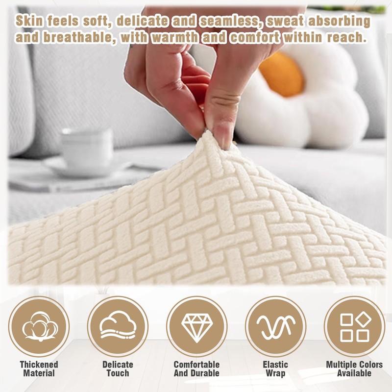 4-Piece All-Inclusive Armchair Cover, Relaxing Chair Cover, Stretch Cover with