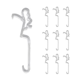 Clear Hidden Retainer Holder Valance Clips Replacement Parts for Hunter Douglas Country Woods and Faux Wood Blinds 10 Pcs