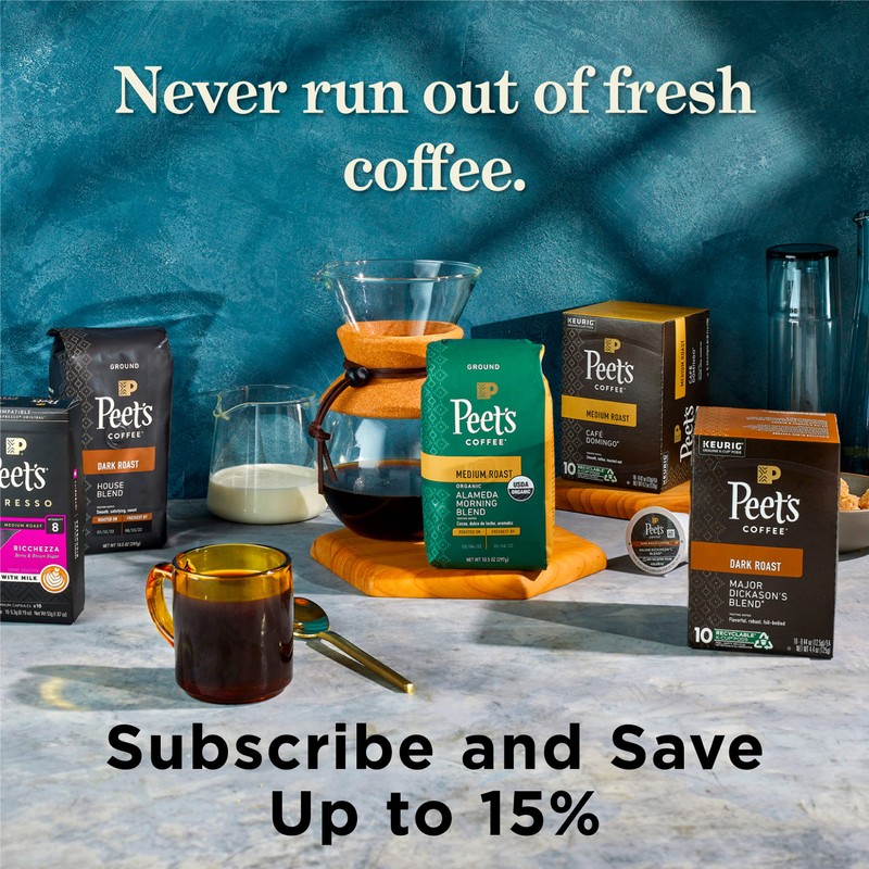 Peet's Coffee, Dark Roast Ground Coffee - French Roast 63