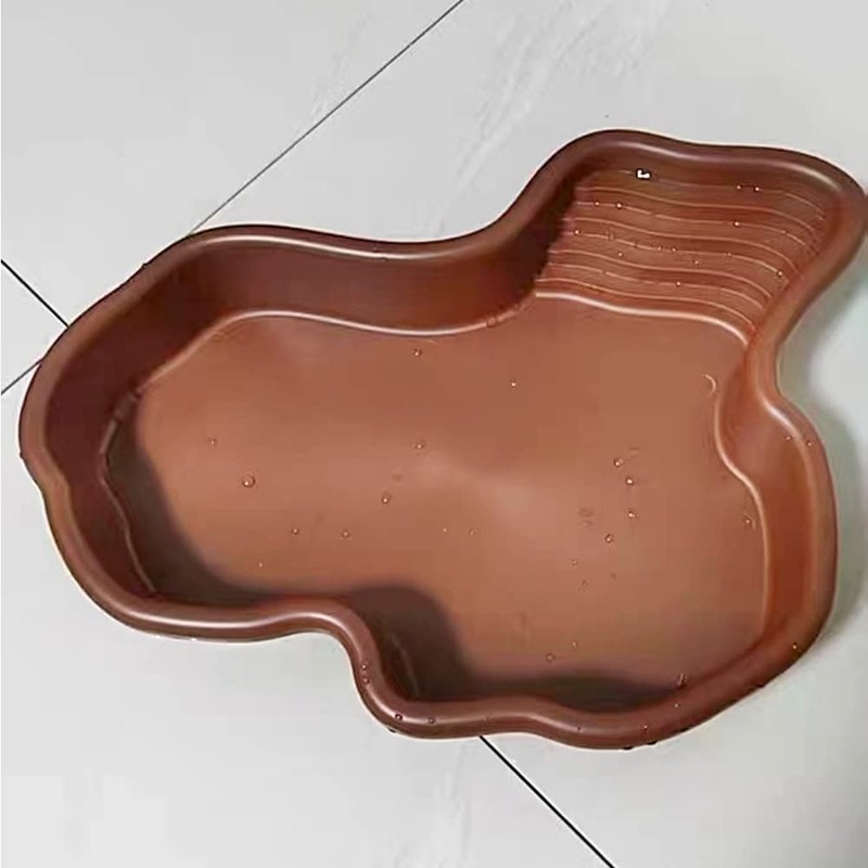 Flushbay Extra Large Reptile Bathing Pool Reptile Feeding Dish Water
