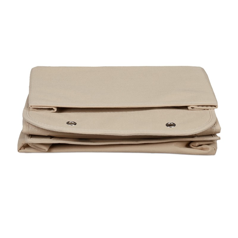 Relaxdays Hanging Organiser, 4 Compartments, Door Organiser with Hooks for