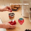 MAGICLULU 1Pc Strawberry Shaped Mechanical Timer Cute Decorative Kitchen Timer