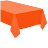 QQOUTLET 3 Pack Plastic Tablecloth Rectangle 54" X 108" Premium