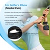 joingood Elbow Brace with Knob Quick Adjustment and Silicone Pressure