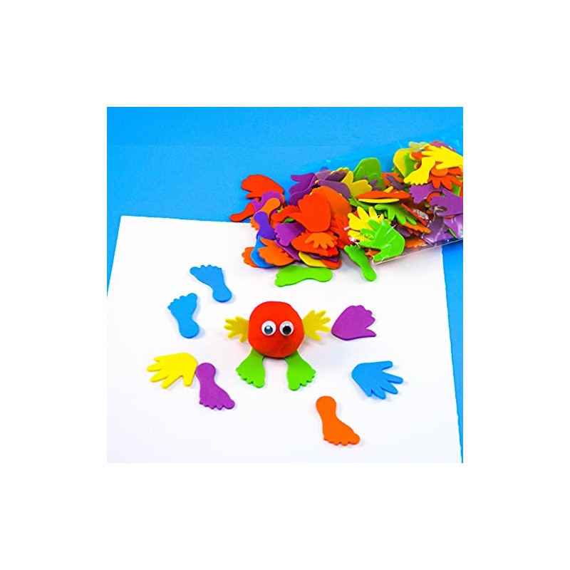 Anthony Peters AP/372/HFF Foam Hands and Feet Shapes-Pack of 150