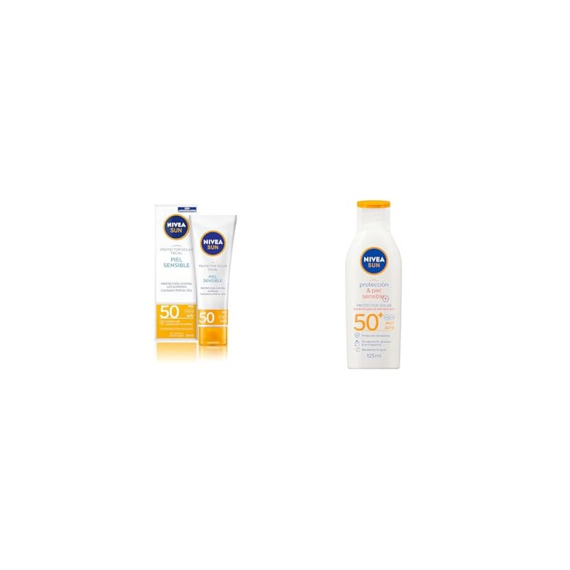 NIVEA. Protector Solar Facial FPS50 para Piel Sensible 50 ml