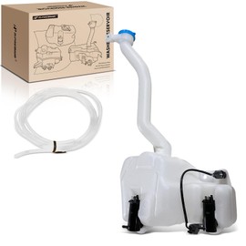 A-Premium Windshield Washer Reservoir Tank Assembly Compatible with Acura MDX 2001-2006 - with Cap & Washer Pump & Fluid Level Sensor