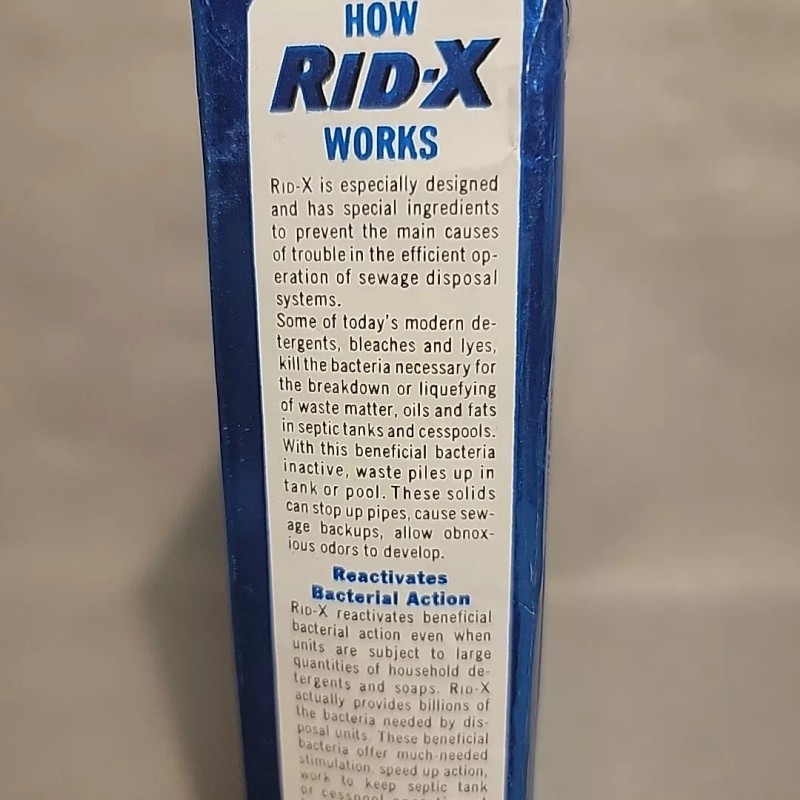 Rid-X 16 OZ Beneficial Bacteria Additive Septic/Cesspoo