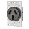 Leviton 50 Amp, 125/250V, NEMA 10-50R, 3P, 3W, Flush Mounting