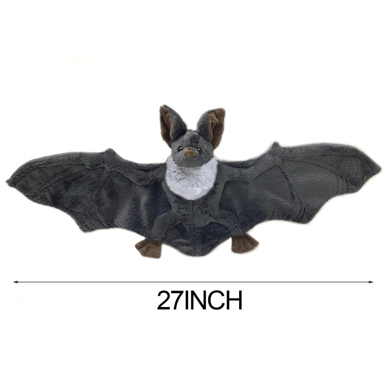 Enivtfz Large Bat Plush Toys, Creepy Goth Lifelike Bats Plushie