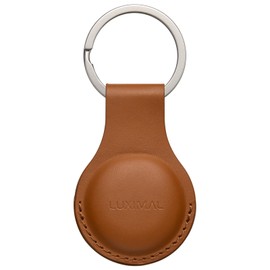 LUXIMAL Airtag Case, Keychain, Magnetic Adsorption, Air Tag Case, Magnetic Lock, PU Leather, Key Ring, Key Chain, Lost Prevention, Convenient, Lightweight, Stylish, Key Finder, Compatible with Keys,