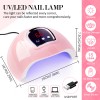 Polygel Kit Esmaltes Unas + Lampara Unas Led/uv+base+top