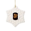 CafePress Gold Nugget Snowflake Ornament, 3.5"x3.5"