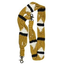 American Darling Hand Braided Wool Strand Crossbody Handle Strap – Colorful Southwestern Adjustable - ADSTD104