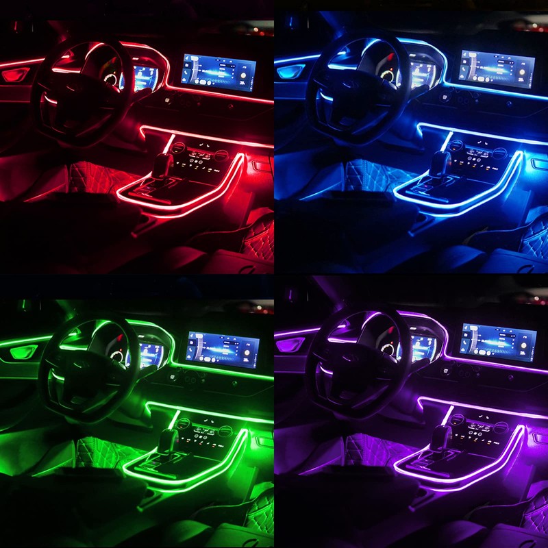 Jushope Fiber Optic for Interior Car Lights, 236 inches PMMA