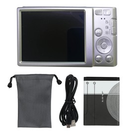 16X Digital Zoom Camera 2.8in Screen 4K 44MP Shock Proof Plastic Housing HD Camera for Photography Silver