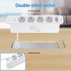 Zhen-8kong Retractable Socket 8 Way, Built-in Power Strip with 4