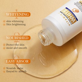 Natürliche Gesichtsserum + Gesichtscreme Mit Vitamin C zur Aufhellung der Haut, Facial Cream, Anti-Aging Feuchtigkeitscreme, Zur Hydratation und Straffung der Haut, um Feine Linien zu Reduzieren