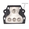 2Pcs TuoLauthon 3 Way Power Distribution Block 1x 0 Gauge