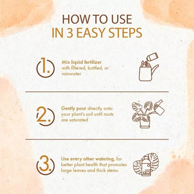 Alimento Orgánico Plantas Monstera Líquido Monstera Fertiliz