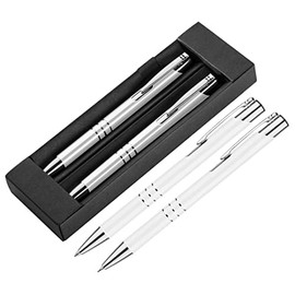 Paul Clover Luxury Pen & Pencil Gift Set – For Anniversary, Birthday, Christmas & Work – Presented in Classic Black Gift Box