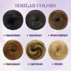 Space Buns Hair Piece 2PCS Mini Clip in Hair Bun